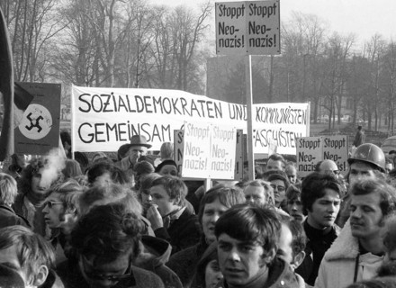 The NPD's right-wing radical action Resistance was a nationwide response to Willy Brandt's 1970 policy of understanding with the East