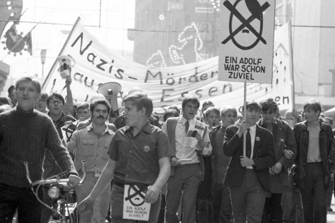 Election campaign appearances in 1969 by the radical right-wing NPD