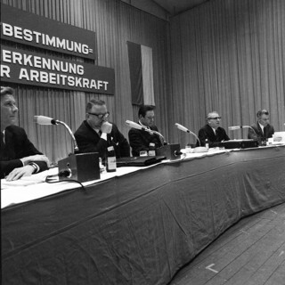 Trade union activities in the years 1965 to 1971 on the subject of co-determination and Montanmitbestimmung in the Ruhr area