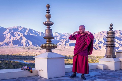 The lama of Thikse Monastery
