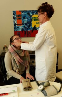 This GP group practice with four GPs and eight physician assistants provides care to a large number of patients in a medium