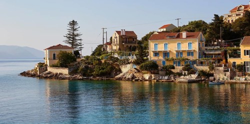 Ochre houses