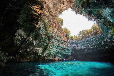 Melissani Cave