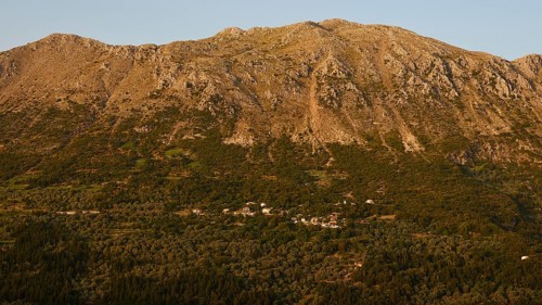 Green mountain landscape