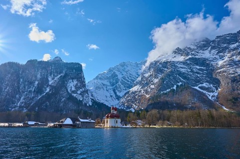 Monastery St Bartholomae at Koenigsee