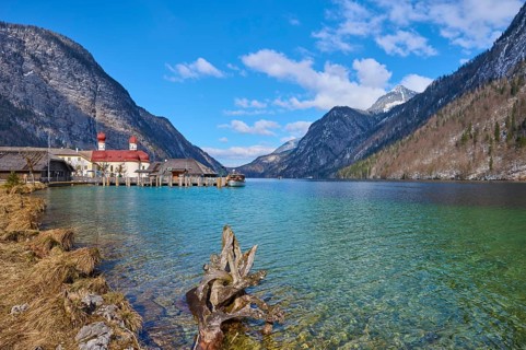 Monastery St Bartholomae at Koenigsee