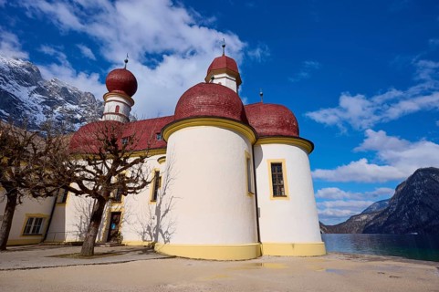 Monastery St Bartholomae at Koenigsee
