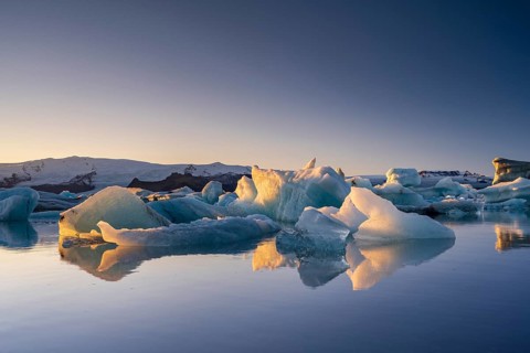 Joekulsarlon glacier lagoon