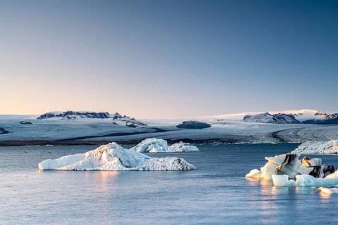 Joekulsarlon glacier lagoon