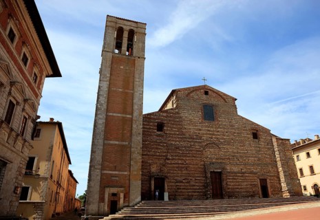 In the old town of Montepulciano