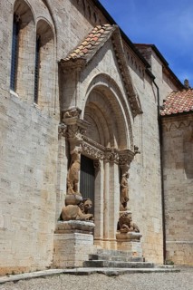 In the historic village of San Quirico d'Orcia