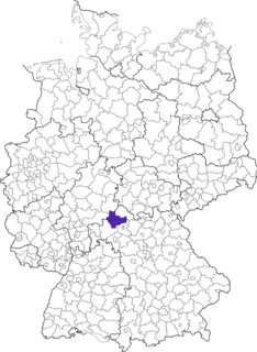 District of Bad Kissingen in Bavaria
