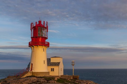 Evening atmosphere at Lindesnes Lighthouse