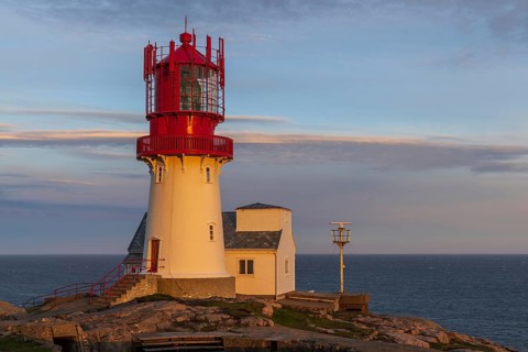 Evening atmosphere at Lindesnes Lighthouse