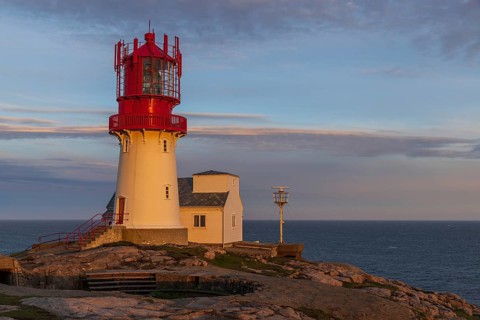 Evening atmosphere at Lindesnes Lighthouse