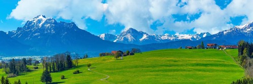 Alpine foothills near Rosshaupten