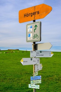 Signpost near Altusried