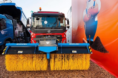 Sweeper for truck