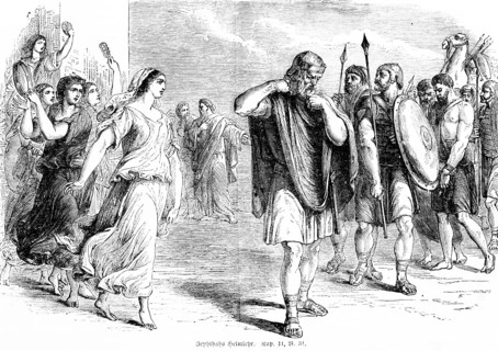 Jephthab's homecoming