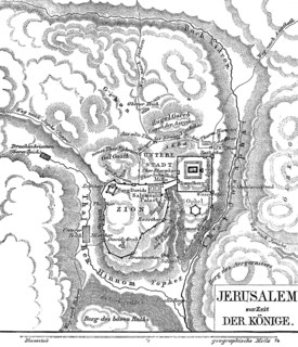 Jerusalem in the time of the kings