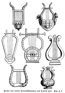 Harps and other stringed instruments from David's time