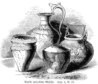 Ancient metal vessels