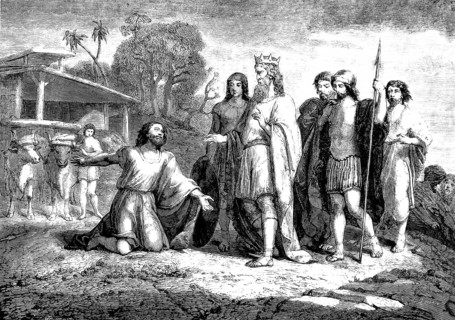The Tebsite Arasna offers King David his threshing floor