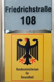 Sign with federal eagle