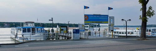 Ships at the Wannsee pier