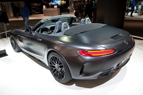 Sports car Mercedes Benz AMG GT 5.0 cabriolet Roadster