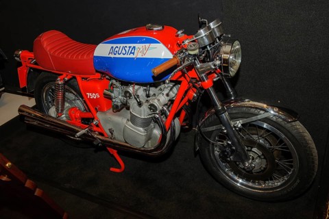 Historic Motorcycle Classic Bike Motorbike MV Agusta 750 S Sport from 70s