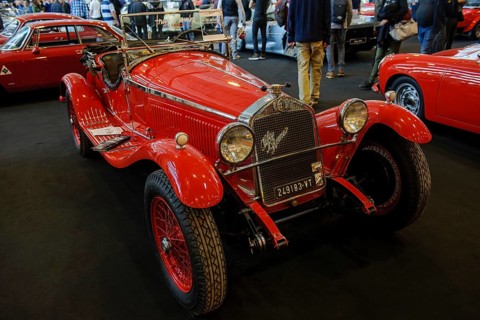 Historic sports car classic car pre-war car 30s Alfa Romeo 6c 1750