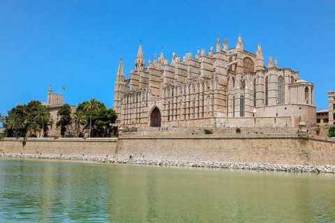 Cathedral of St. Mary La Seu in Gothic architectural style Gothic architecture