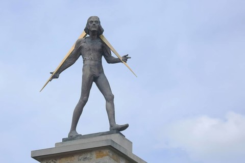 Sculpture and Figure Adam Olearius 1599-1671 Missing the World by Bernd Goebel 2010