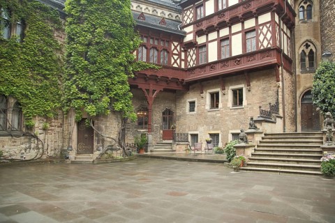 Inner courtyard of the castle