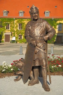 Monument and figure to Albrecht I of Brandenburg