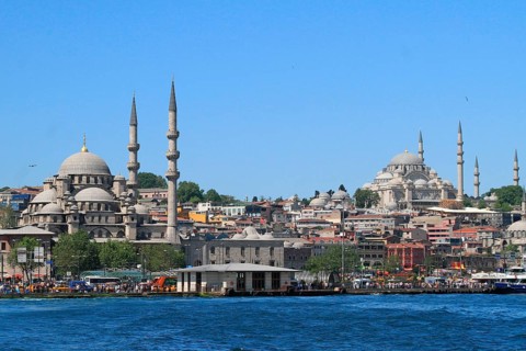 New Mosque and Suleymaniye Mosque