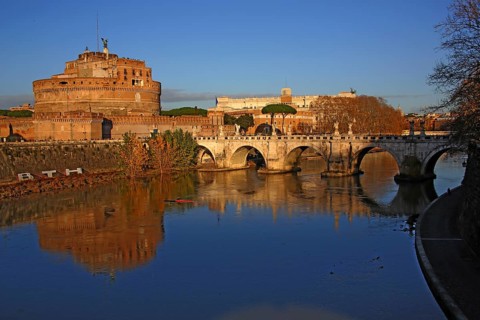 Castel S. Angelo and the Tevere River