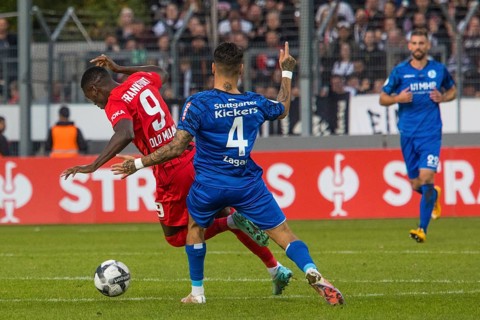 DFB Pokal 2nd main round 22/23 GAZI-Stadion auf der Waldau Stuttgart
