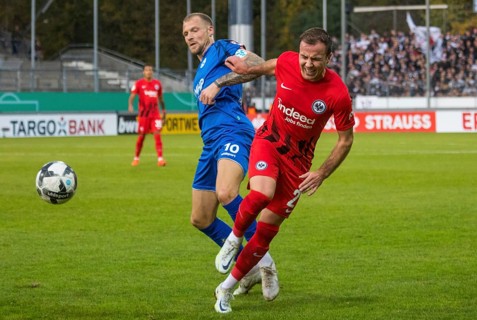 DFB Pokal 2nd main round 22/23 GAZI-Stadion auf der Waldau Stuttgart