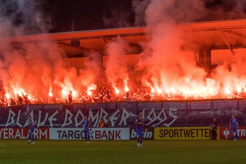 DFB Pokal 2nd main round 22/23 GAZI-Stadion auf der Waldau Stuttgart