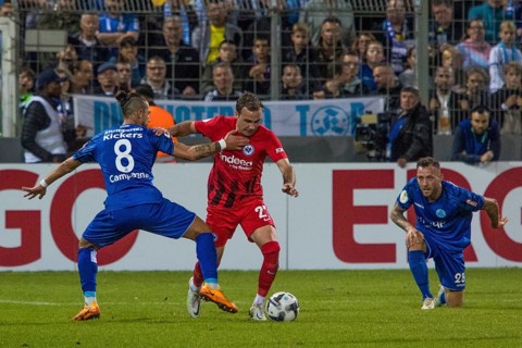 DFB Pokal 2. Hauptrunde 22/23 GAZI-Stadion auf der Waldau Stuttgart