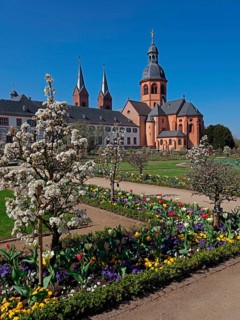 Einhard Basilica and monastery garden