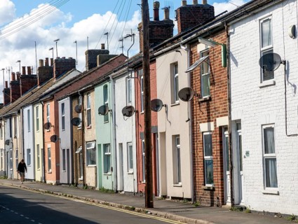 Row of terraced houses