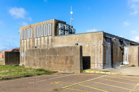 Bomb shelter bunker at Bentwaters Park