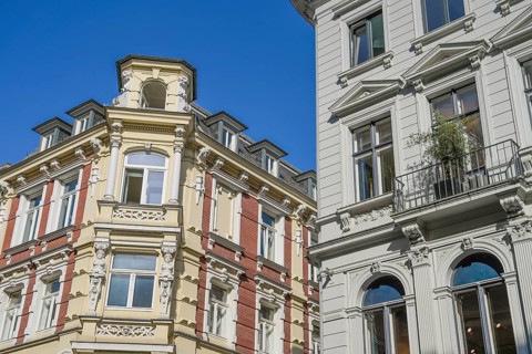 Old buildings Wilhelminian style