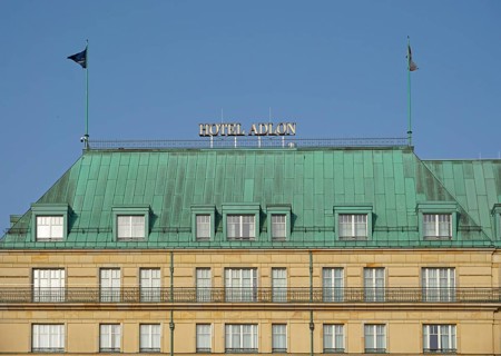 Facade and copper roof