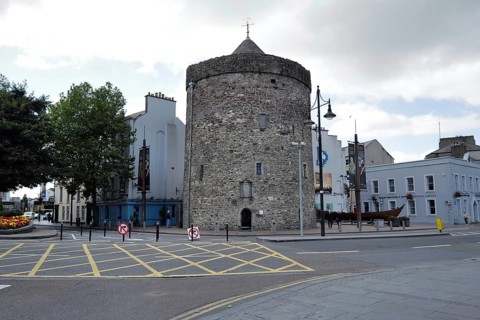 The historic Reginalds Tower in Waterford City built by the Anglo-Normans on a former Viking settlement. Waterford