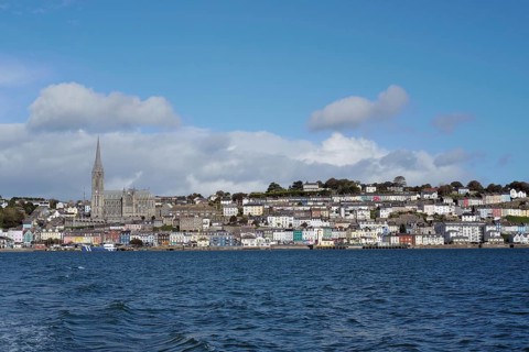 A view of the town of Cobh