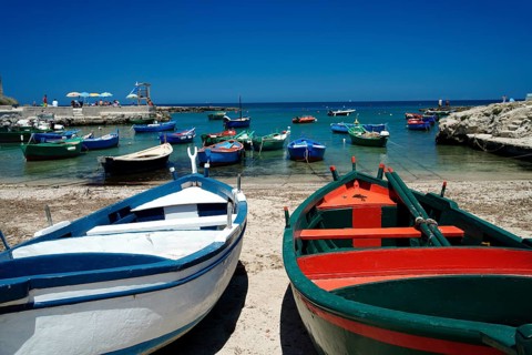 Beach near Polignano a Mare